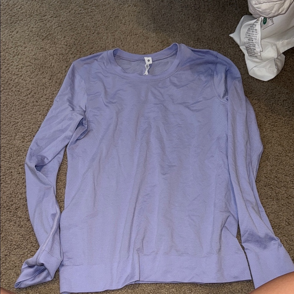 Lululemon Lavender Long Sleeve Top